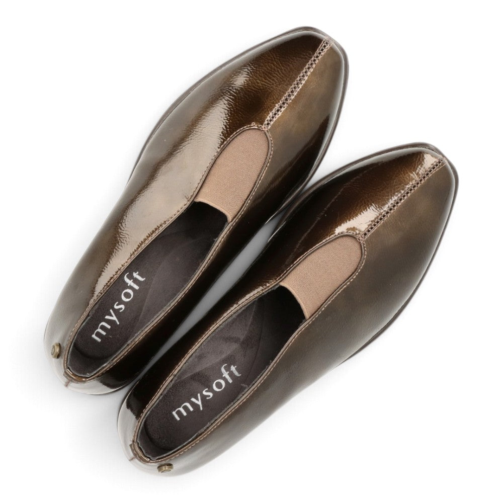 Zapatos Cómodos de Mujer Mysoft 26M506 en Charol con Memory Foam