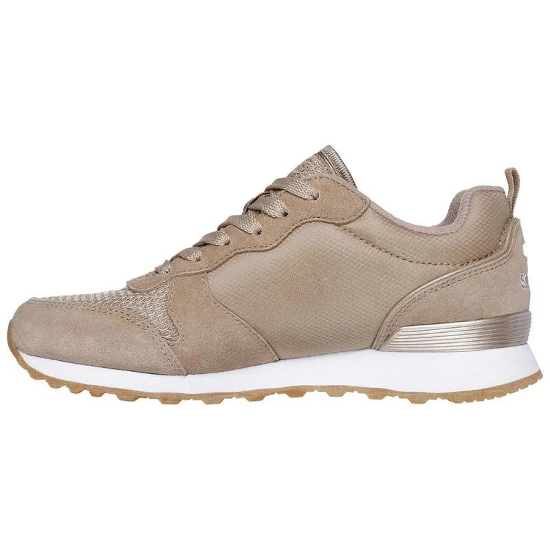 SKECHERS MODELO 111 OG 85 - GOLDN-GURL COLOR TAN DEPORTIVA MUJER