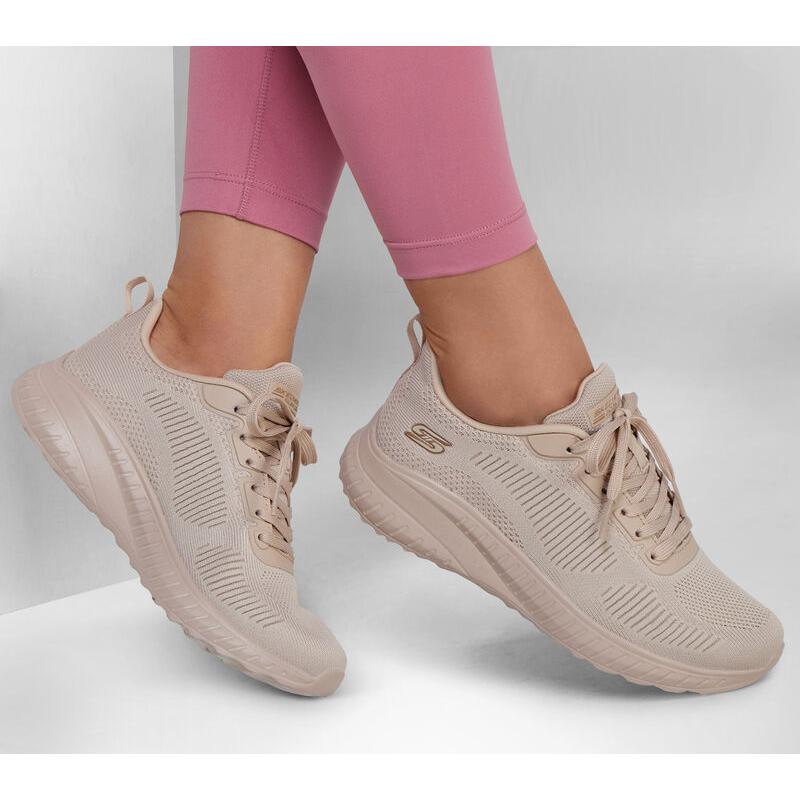 Deportivas Mujer Skechers BOBS Sport Squad Chaos - Face Off Nude