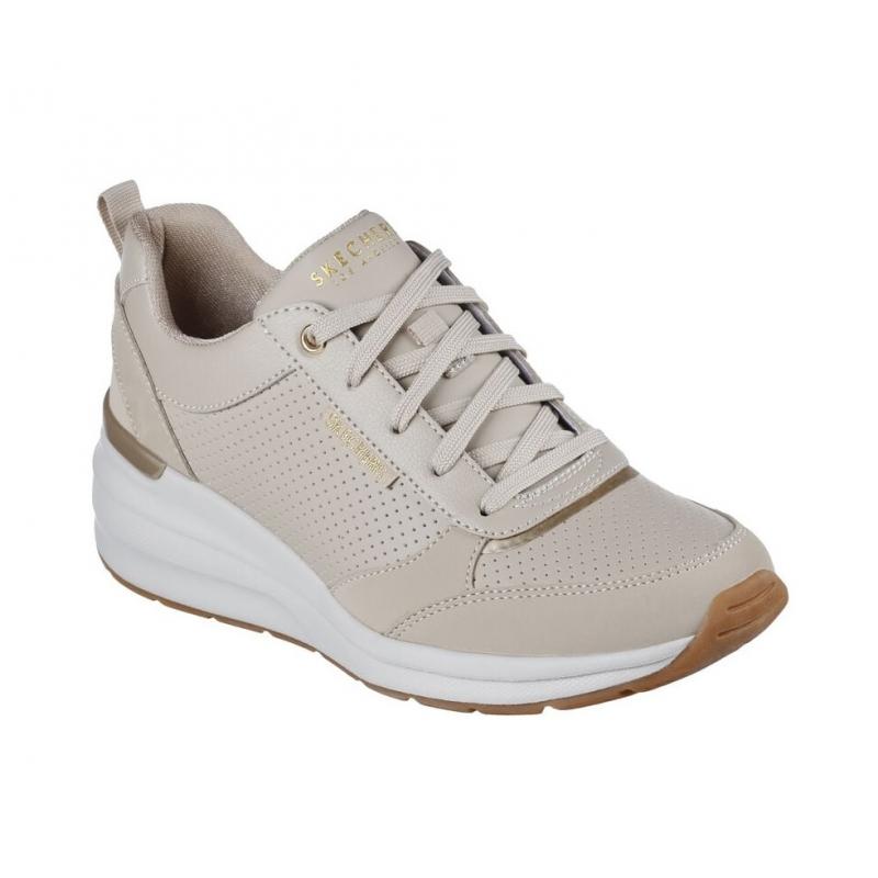 DEPORTIVA MUJER SKECHERS MODELO 155616 BILLION-SUBTLE SPOTS TAUPE