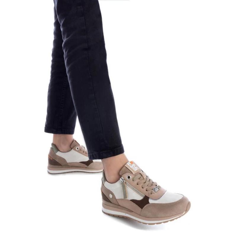 REFRESH ZAPATILLA DE MUJER 171401 COLOR BEIGE DEPORTIVA CASUAL