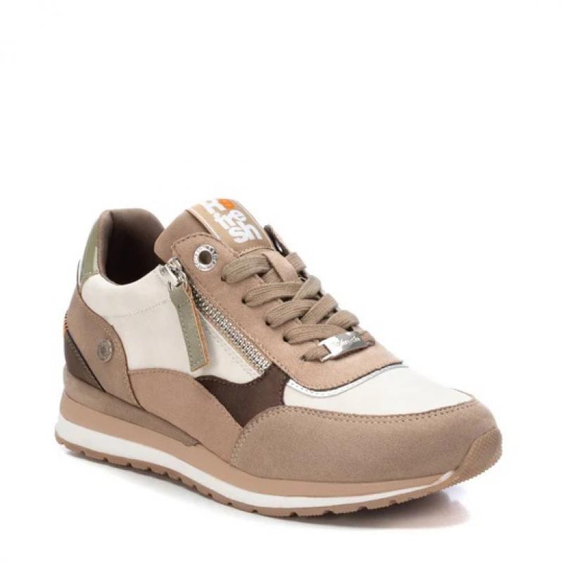 REFRESH ZAPATILLA DE MUJER 171401 COLOR BEIGE DEPORTIVA CASUAL