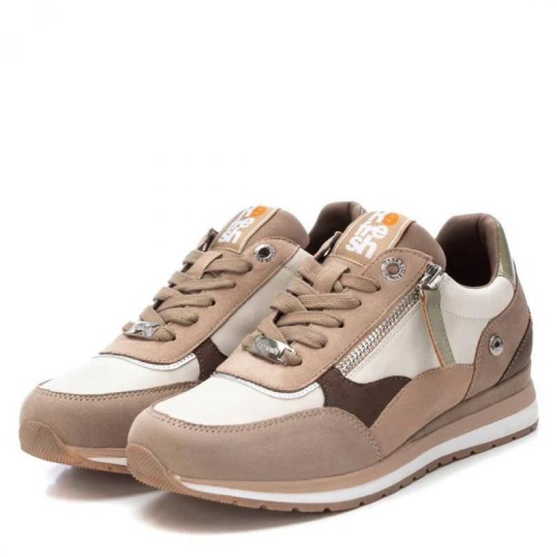 REFRESH ZAPATILLA DE MUJER 171401 COLOR BEIGE DEPORTIVA CASUAL