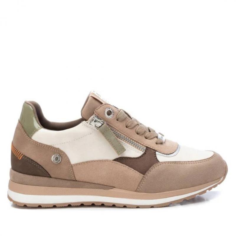 REFRESH ZAPATILLA DE MUJER 171401 COLOR BEIGE DEPORTIVA CASUAL