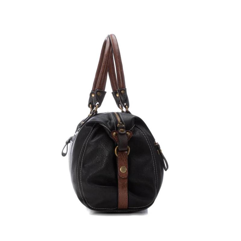 BOLSO DE MUJER REFRESH 18321701 NEGRO BANDOLERA Y BOLSILLOS  DELANTEROS