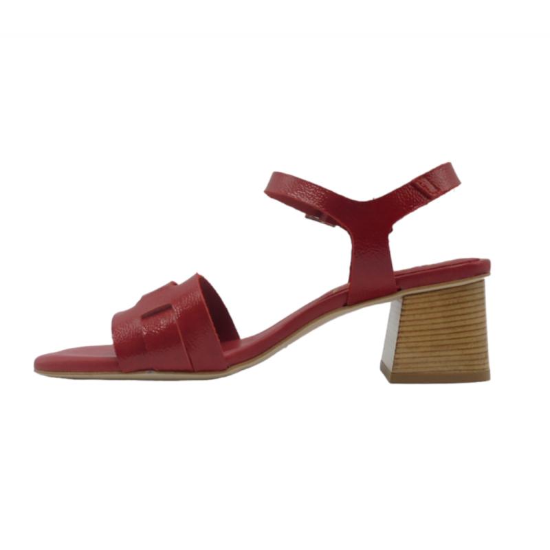 OH! MY SANDALS SANDALIA PIEL TACON VESTIR 5360 ROJO