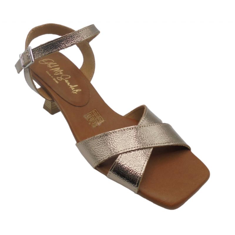 OH! MY SANDALS SANDALIA PIEL TACON VESTIR 5369 CAVA