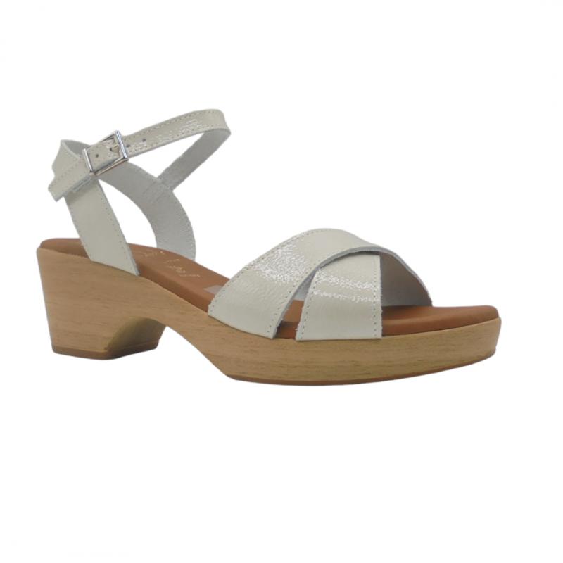 OH! MY SANDALS SANDALIA MUJER VESTIR PIEL 5375 HIELO