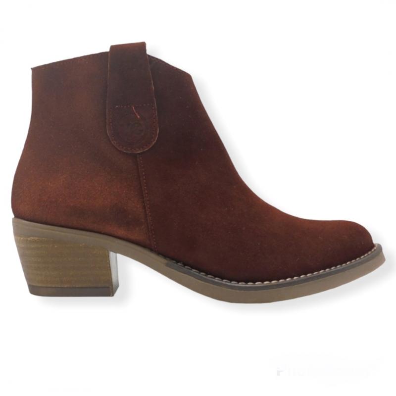 Botines piel mujer outlet, botines cowboy