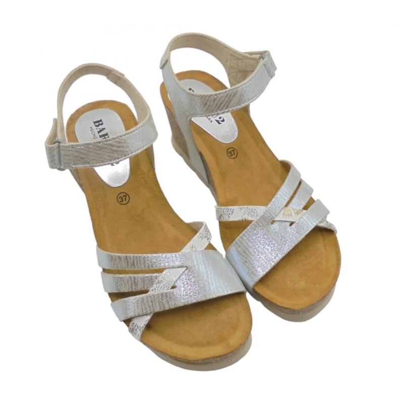 Sandalias Bios Barbu2 Modelo Maria 2903 Plata