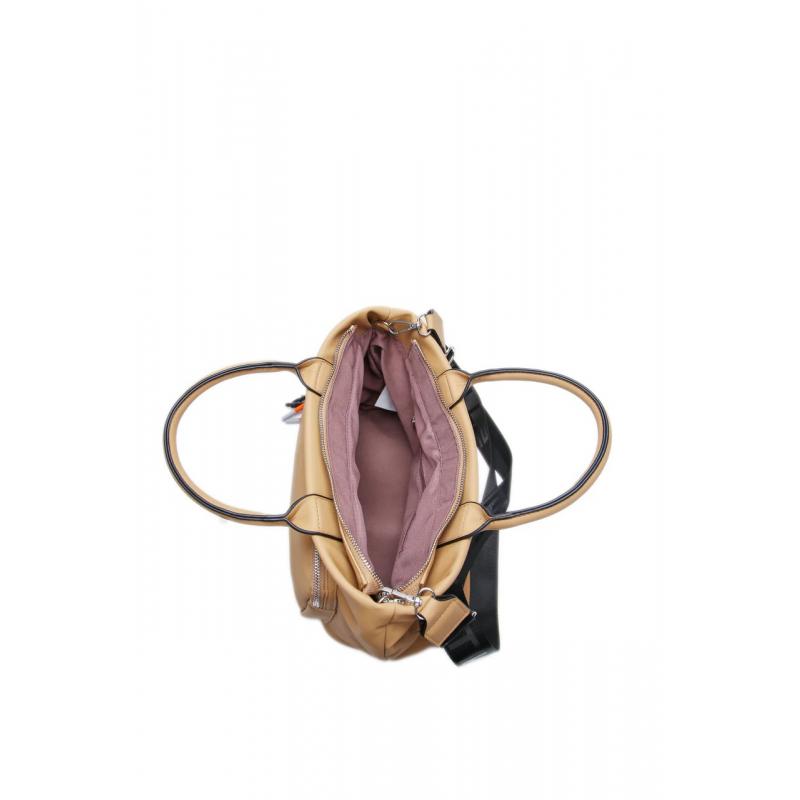 BOLSO ASAS Y BANDOLERA MEDIANO ETIKA MODELO B30117 CAMEL