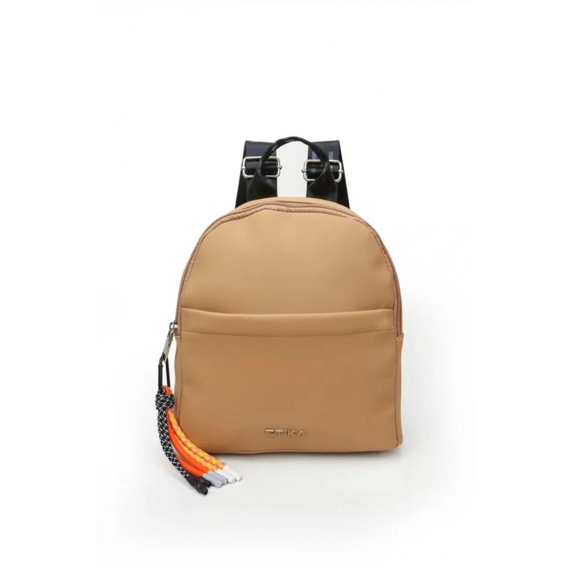 MOCHILA BOLSO ETIKA MODELO B30118 CAMEL