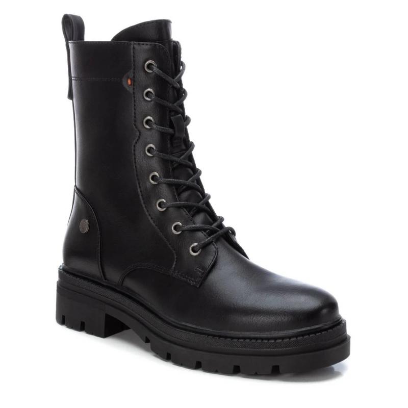 REFRESH 17197702 BOTIN MUJER MILITAR NEGRO