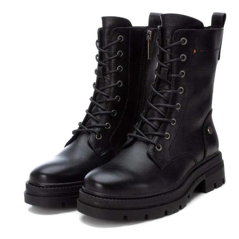 REFRESH 17197702 BOTIN MUJER MILITAR NEGRO