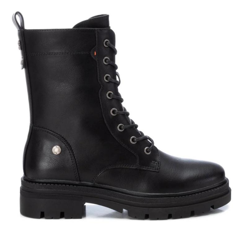 REFRESH 17197702 BOTIN MUJER MILITAR NEGRO