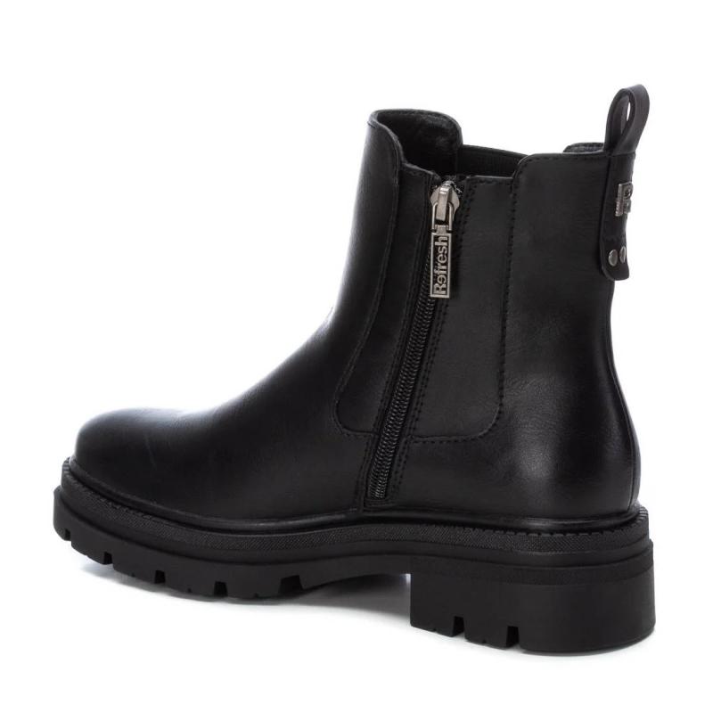 REFRESH 17197901 BOTIN MUJER CASUAL NEGRO